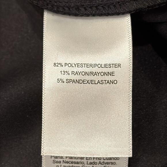 NWT Halston Women's Fuzzy Heart Oversized Sweatshirt Black Size XL - Picture 9 of 14